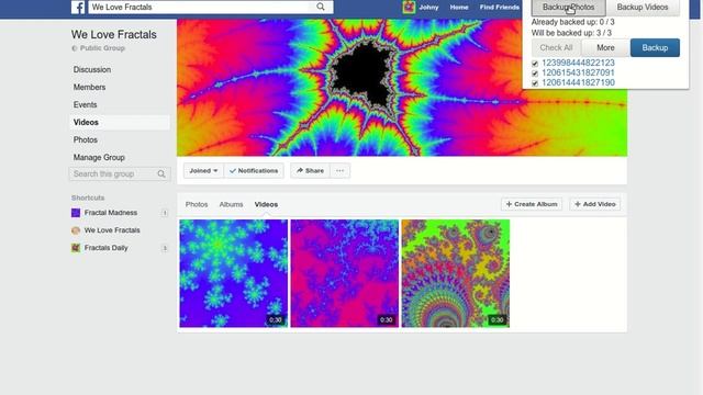Facebook Backup - Download Photos And Videos