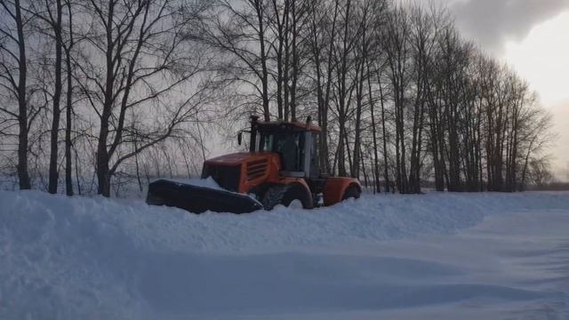 powerful tractor against snow - Kirovets К-9000  Kirovets K 700  HTZ T 150