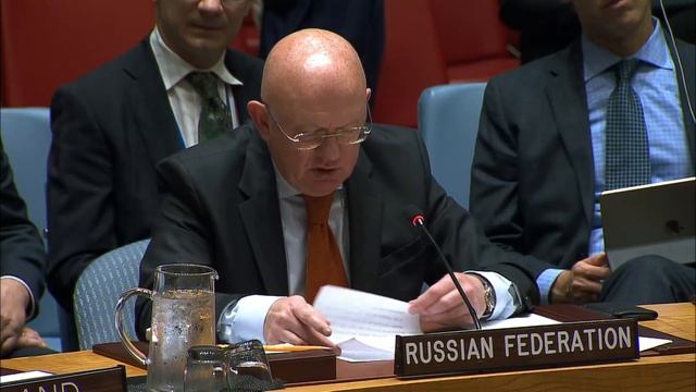 Выступление В.А.Небензи на заседании СБ ООН по «химическому досье» Сирии