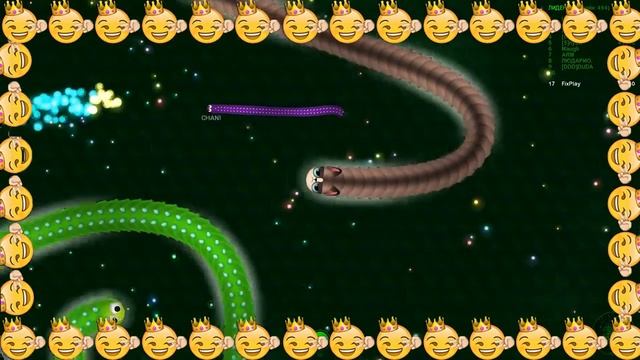 Wormax.io ПЕРВАЯ ИГРА!