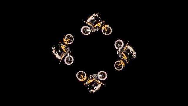 MOTO Cross VIDEO 3D HOLOGRAM 4K Screen Up