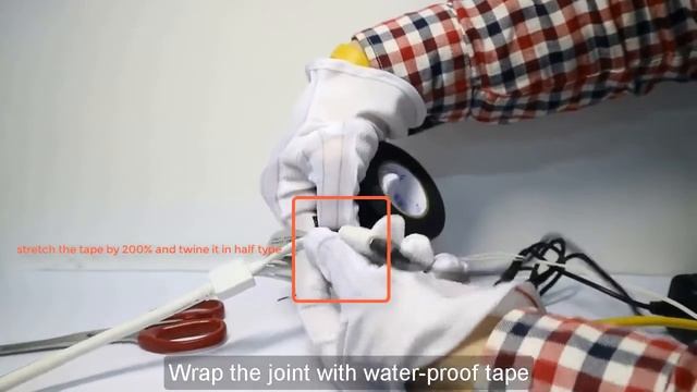 Unv How To Make An Ip Camera And Lan Cable Connection Waterproof