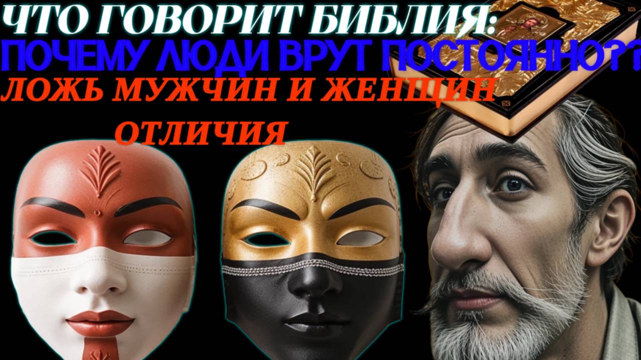 Что говорит Библия: ПОЧЕМУ ЛЮДИ ВРУТ ПОСТОЯННО? Ложь мужчин и женщин, отличия.