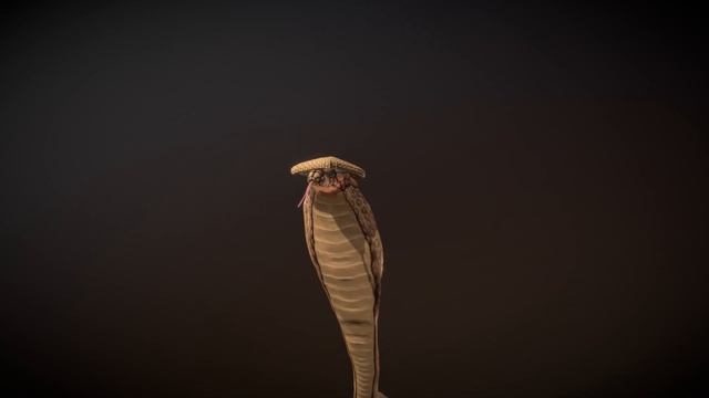 Real-time Animated 3D Cobra in a Basket Uploaded to My Sketchfab