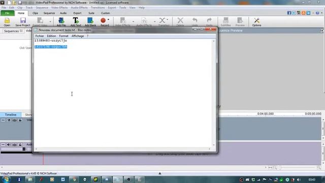 TUTO CRACK VIDEOPAD (v4.45)