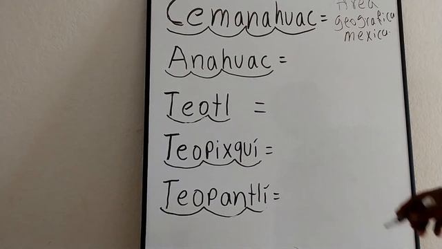 Palabras Comunes Del NAHUATL