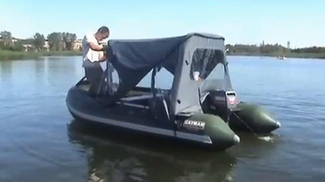 Тент трансформер на Каймане 380