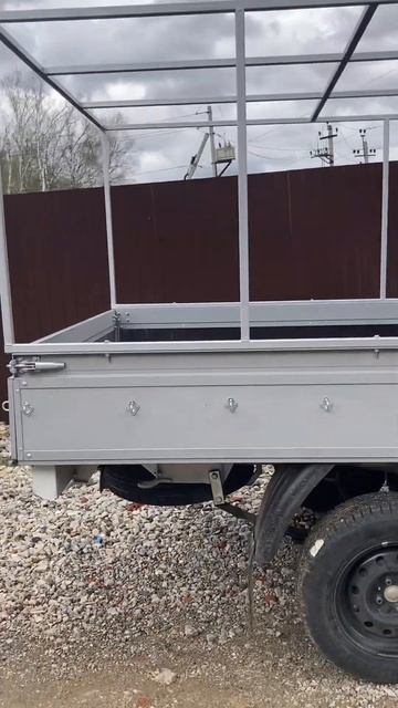 Каркас и тент на Лада Вис🛻#ладавис#каркас#тент ПВХ#тентнагазель #тентнаприцеп #тканьпвхкорея