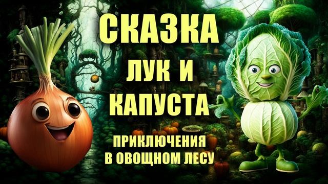 CКАЗКА. ЛУК И КАПУСТА. Приключения в овощном лесу