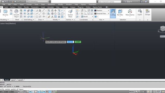 The HELIX And SWEEP Commands - AutoCAD
