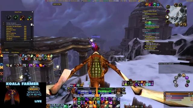 Demonology Warlock in Heroic dungeons - Wrath of The Lich King.