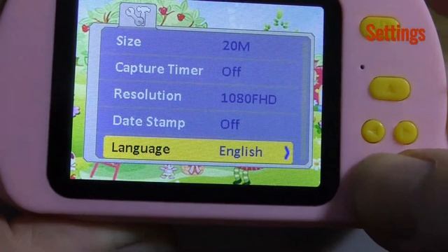 HangRui 8 0MP Rechargeable Kids Camera