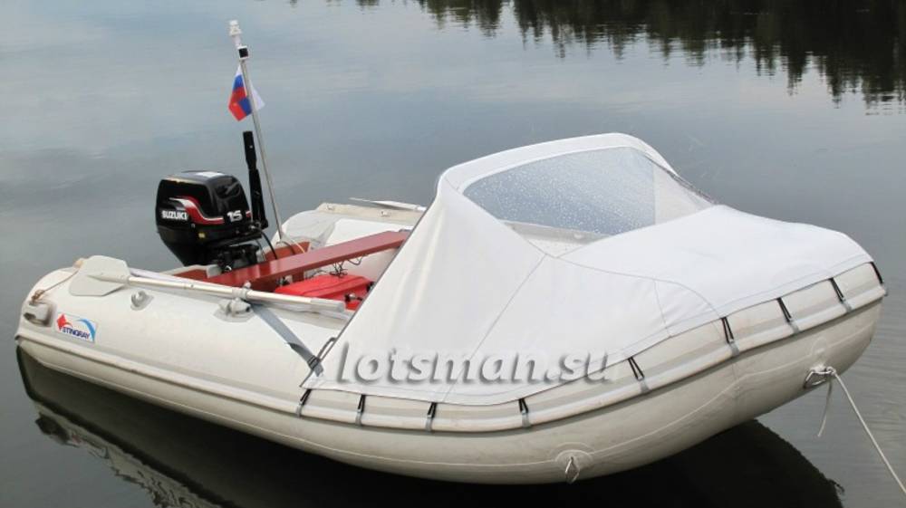 Носовой тент со стеклом