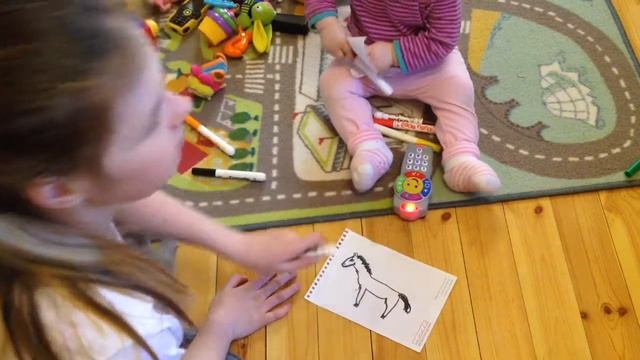 Вызов принят-рисуем ПОНЧИКА с сестрой🙈