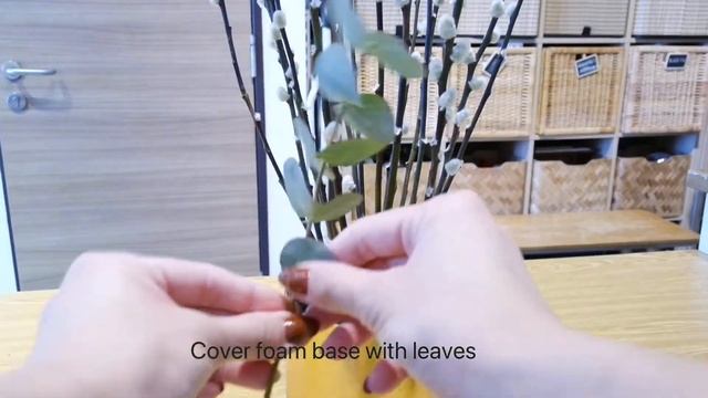 DIY Pussy Willow Arrangement | Chinese New Year Flowers Tutorial 银柳插花