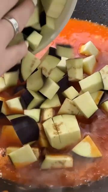 ЛОБИО С БАКЛАЖАНАМИ!🫘🍆