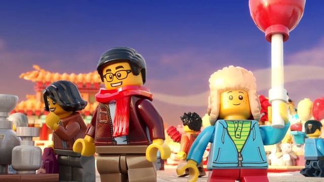 LEGO Chinese New Year With Lion Dance And Traditional Temple Fair!