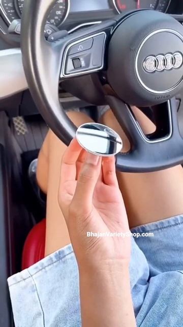 HD Glass Frameless Round Convex Rear View Blind Spot Mirror Cars/Trucks/Vans (2