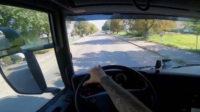 Driving Scania R410 Cistern POV - Leipzig, Deutschland