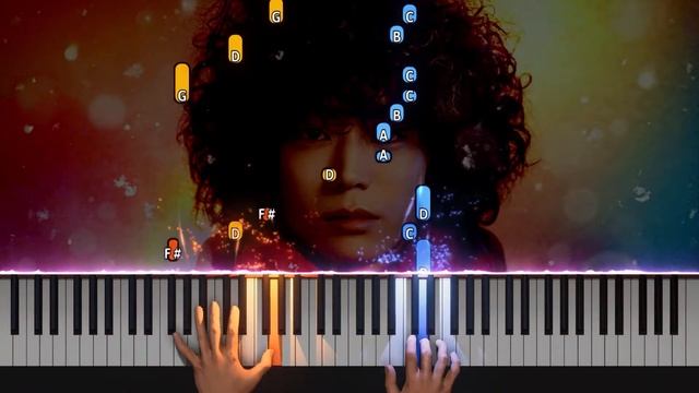 カメレオン Chameleon - King Gnu【ミステリと言う勿れ】主題歌 | ピアノ Piano | 初級 Easy