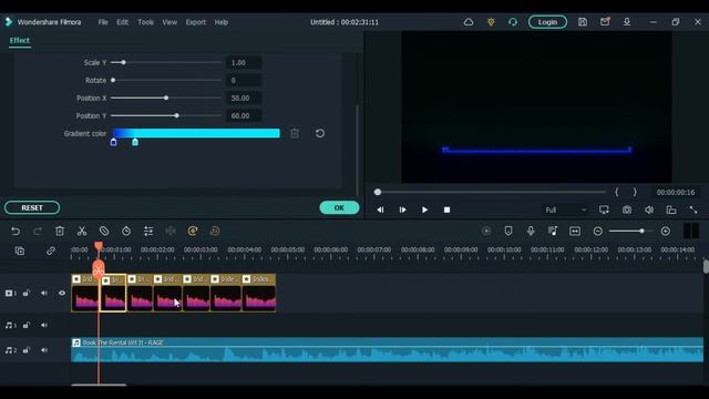 How To Create A RGB Audio Visualizer That Changes Color In Filmora 11 | PROWORK LK