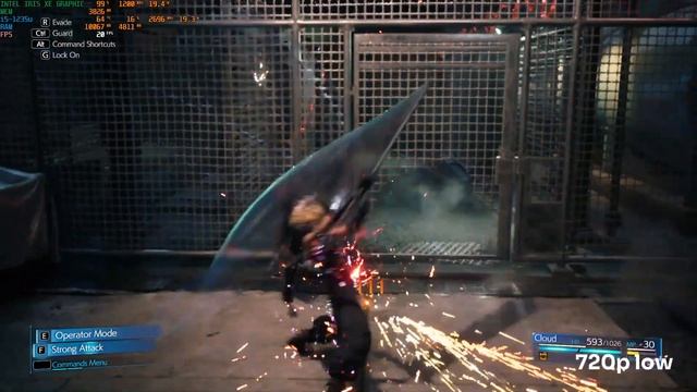 TEST INTEL IRIS XE GRAPHIC - FINAL FANTASY VII REMAKE