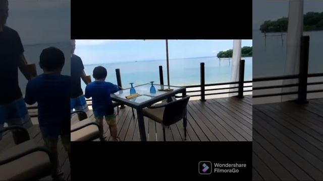 EATING GELATO ICE CREAM AT MELIA HOTEL BALI