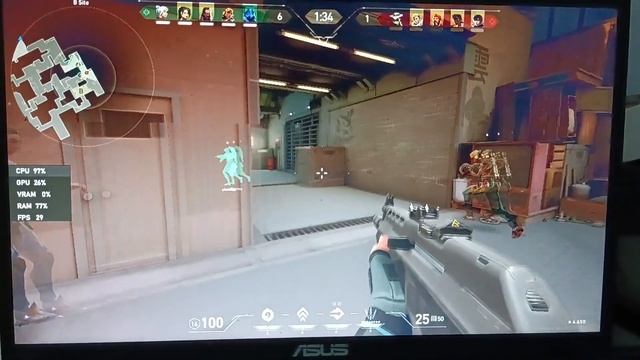 Tes Valorant di laptop kentang   Intel Celeron N4500 8gb ram gaming test
