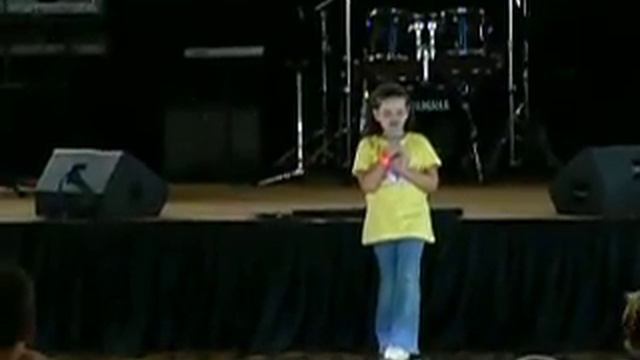 Brittany Rearick 6 Years Old Singing 