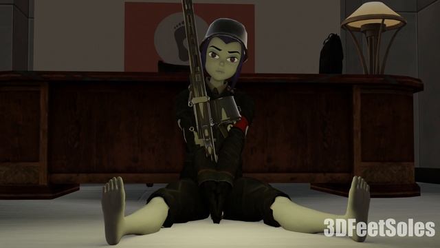 Raven Feet Teen Titans Raven Feet German Uniform Feet Trample Soles POV 3DFeetSoles