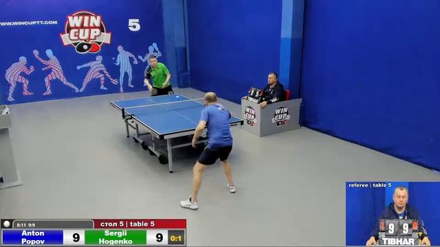 09:00 Попов Антон 1- 3 Гогенко Сергей Cтол 5  ЮГ- 2 24.04.22