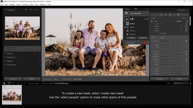 Automatically select and mask people | LIGHTROOM TUTORIAL