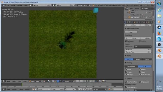 Blender) Tree That Can Be Cut Down