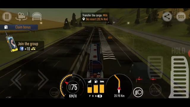 Truck World Euro & American Tour Simulator - Milk Tanker Truck