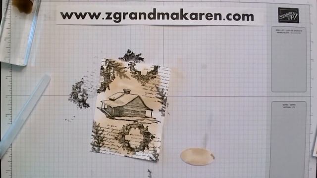 Sepia Water Coloring Technique