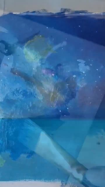 Млечный путь. МК в VK Donat #живопись #арт #краски #творчество