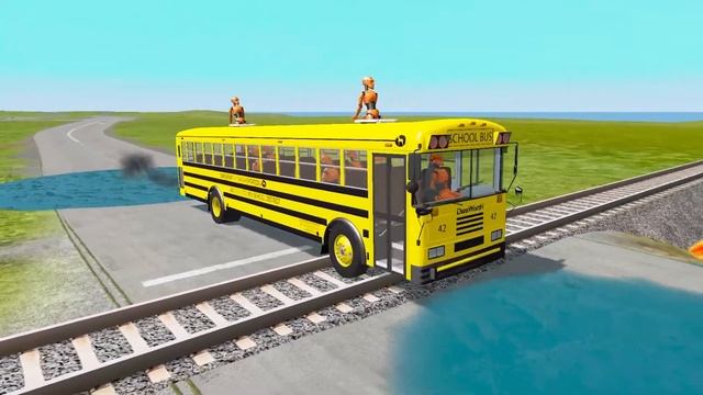 Long Slide Game With Elephant Gorilla Buffalo Hippopotamus Tiger - 3d Animal Game - Funny 3d Animal