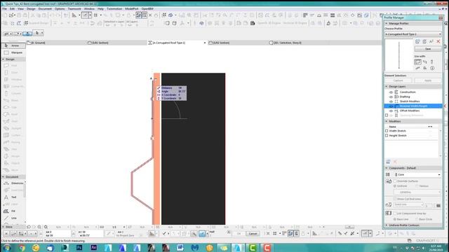 How To Model A Bent Corrugated Iron Roof In ARCHICAD
