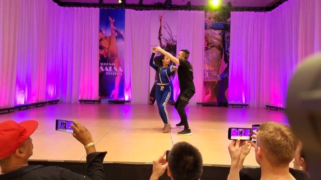 Toronto Salsa Convention - Adriano And Samantha - On2 Partnerwork