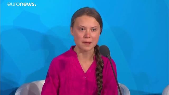 Зелёный – Грета Тунберг — Вы украли моё детство