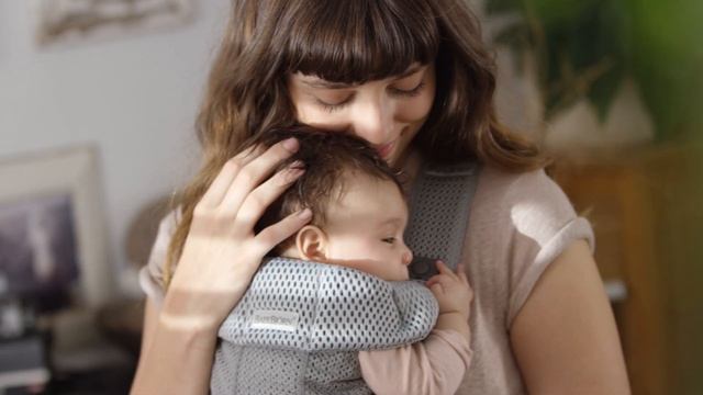 BabyBjorn Mini Grey 3D Mesh - Nowość 2020 W Scandinavian Baby