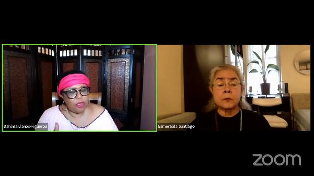 A Conversation With Esmeralda Santiago And Dahlma Llanos-Figueroa