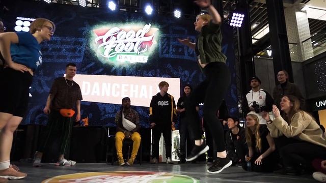 Беляева Ксюша Vs Горлова Катя | 1/4  DANCEHALL | GOOD FOOT BATTLE 2019