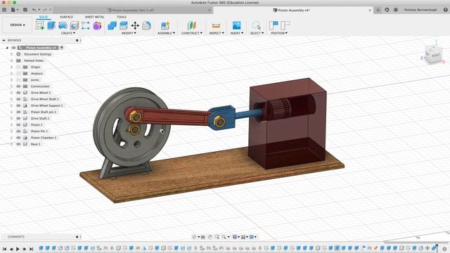 Fusion 360 - Piston Joints Tutorial