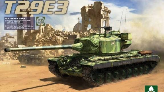 Распаковка Takom 1/35 2064 U.S. Heavy Tank T29E3