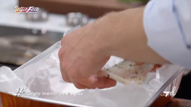 Orata al Lime, Menta e Riso, con le Olive nere Madama Oliva