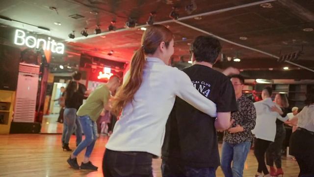 화라 살사 소셜 댄스 홍대 보니따 20240214 Hwara Salsa Social Dance At Bonita In Seoul Korea