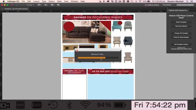 Automatic Page Creation In Indesign Using Helium