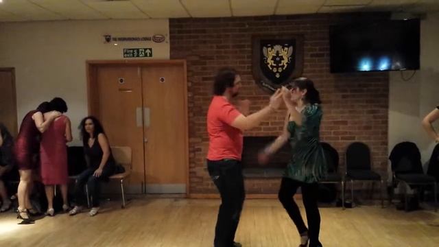 Mark Moore Jacqueline Hart 28/11/2014 Franklyn Gardens Intermediate Salsa