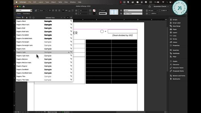 Create A Savings Goal Tracker In Adobe InDesign (FREE & Easy Tutorial)